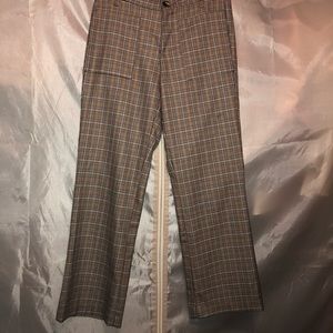 Crop leg mini flare pants